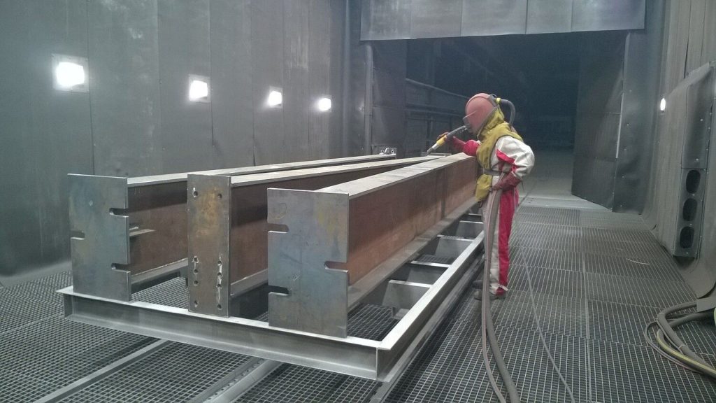 пескоструйная обработка мостов