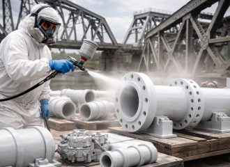 Покраска трубопровода, фермы, мосты и их комплектующие